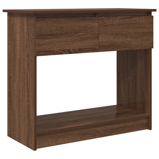 Console Table with Drawers Brown Oak 85.5x38.5x74.5 cm Console Table with Drawers Brown Oak 85.5x38.5x74.5 cm