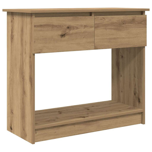 Console Table with Drawers Artisan Oak 85.5x38.5x74.5 cm Console Table with Drawers Artisan Oak 85.5x38.5x74.5 cm