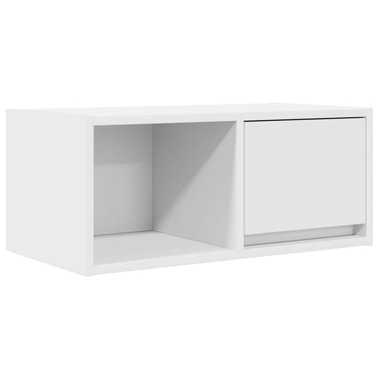 TV Cabinet White 60x31x25.5 cm Engineered Wood TV Cabinet White 60x31x25.5 cm Engineered Wood