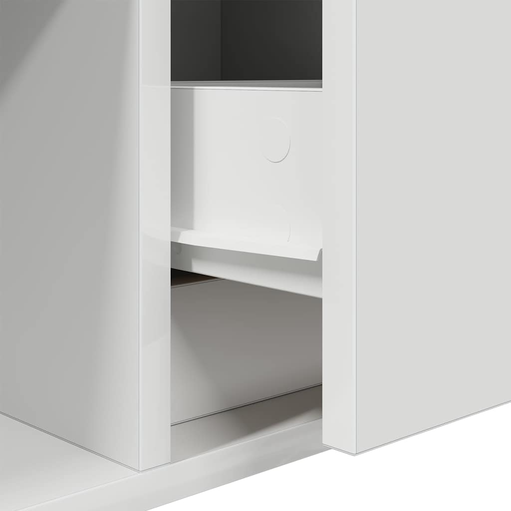 TV Cabinets 2 pcs White 80x31x25,5 cm Engineered Wood
