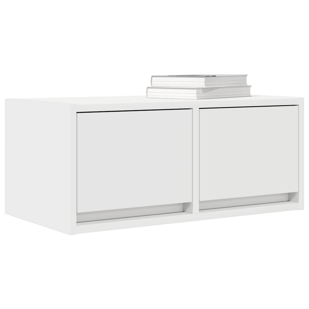 TV Cabinet White 60x31x25.5 cm Engineered Wood