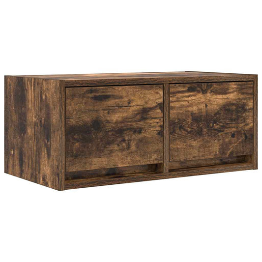 TV Cabinet Smoked Oak 60x31x25.5 cm Engineered Wood TV Cabinet Smoked Oak 60x31x25.5 cm Engineered Wood