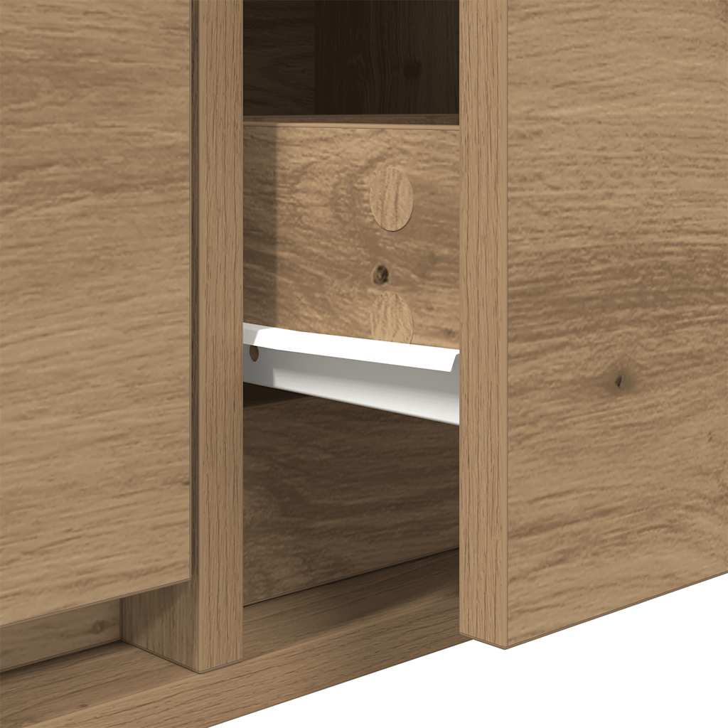 TV Cabinets 2 pcs Artisan Oak 60x31x25.5 cm Engineered Wood