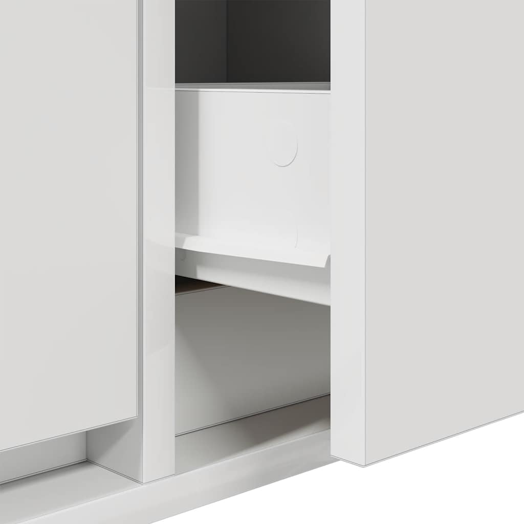 TV Cabinets 2 pcs White 80x31x25.5 cm Engineered Wood