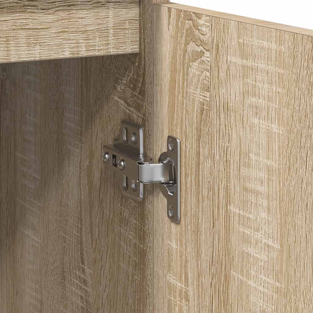 Sideboard with Drawer Sonoma Oak 71x35x65 cm Engineered Wood