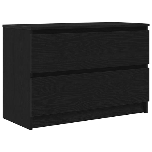 TV Cabinet Black 80x35x54 cm Engineered Wood TV Cabinet Black 80x35x54 cm Engineered Wood