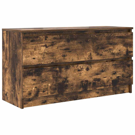 TV Cabinet Smoked Oak 100x35x54 cm Engineered Wood TV Cabinet Smoked Oak 100x35x54 cm Engineered Wood