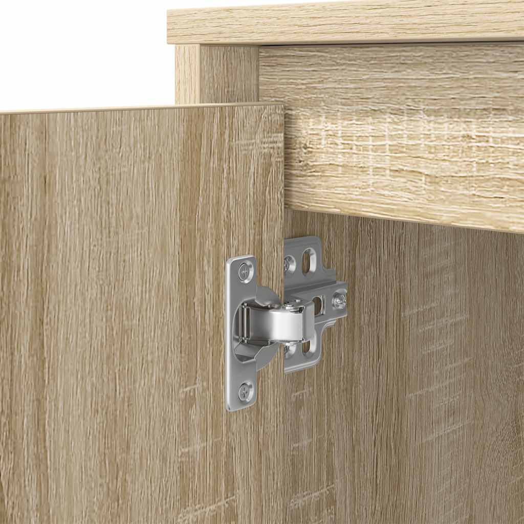 Desk Sonoma Oak 120x42x76 cm Engineered Wood