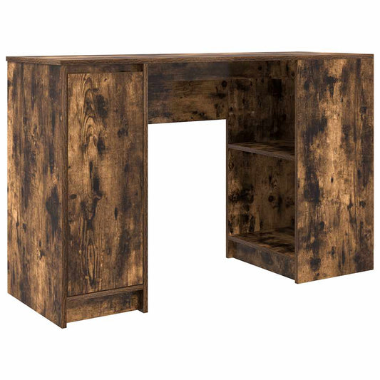 Desk Smoked Oak 120x42x76 cm Engineered Wood Desk Smoked Oak 120x42x76 cm Engineered Wood