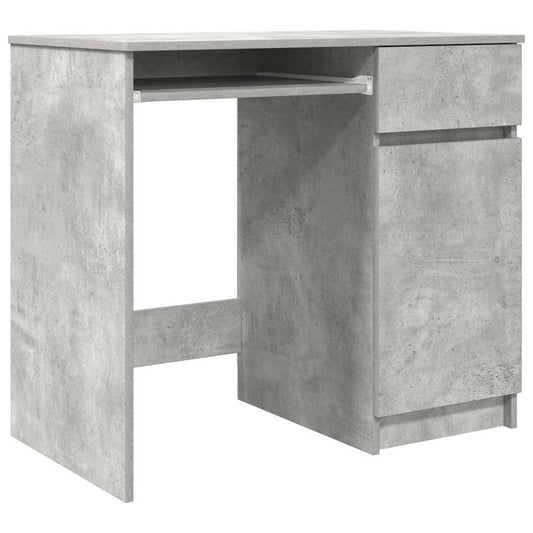 Desk Concrete Grey 86x49x76 cm Engineered Wood Desk Concrete Grey 86x49x76 cm Engineered Wood