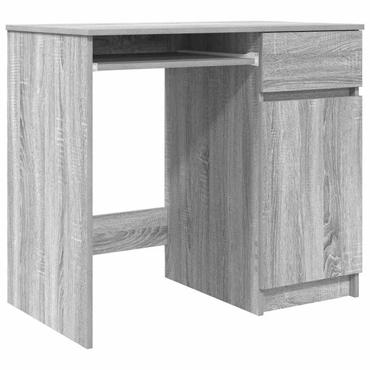 Desk Grey Sonoma 86x49x76 cm Engineered Wood Desk Grey Sonoma 86x49x76 cm Engineered Wood
