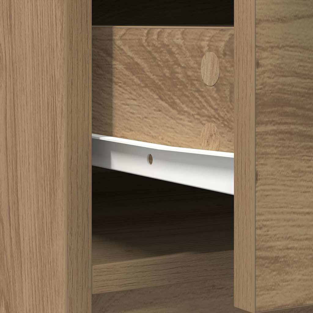 Sideboard with Drawers and Doors Artisan Oak 70.5x34x74.5 cm