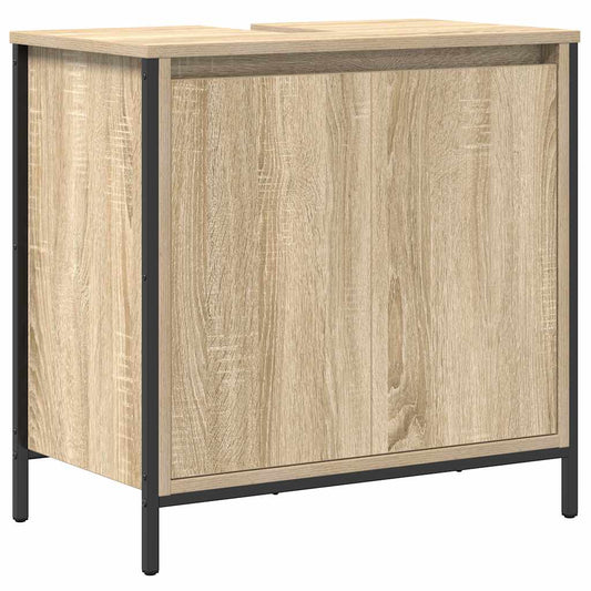 Bathroom Basin Cabinet Sonoma Oak 60x34.5x60 cm Bathroom Basin Cabinet Sonoma Oak 60x34.5x60 cm
