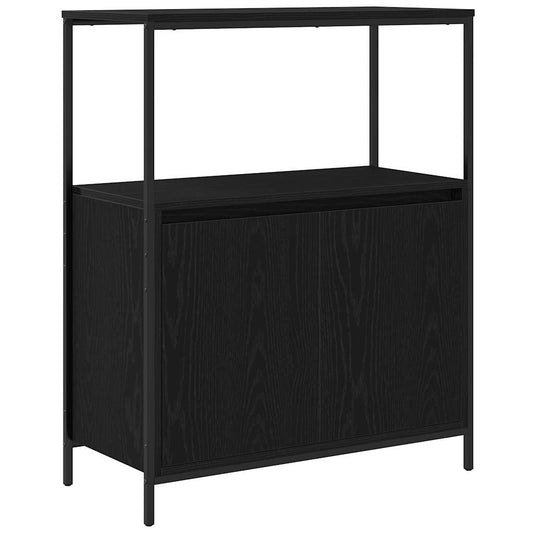 Bathroom Cabinet with Shelves Black Oak 76.5x35x95 cm Bathroom Cabinet with Shelves Black Oak 76.5x35x95 cm