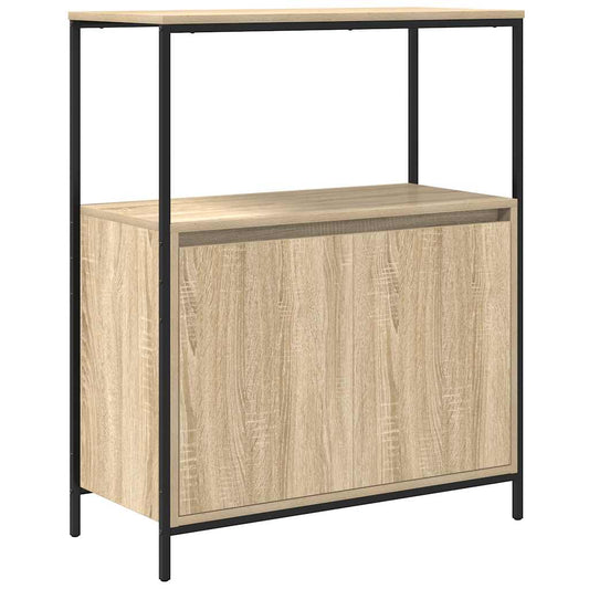 Bathroom Cabinet with Shelves Sonoma Oak 76.5x35x95 cm Bathroom Cabinet with Shelves Sonoma Oak 76.5x35x95 cm