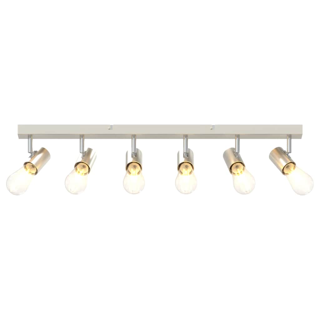 Ceiling Spotlight Nickel 73 x 6.5 x 11.5 cm Metal