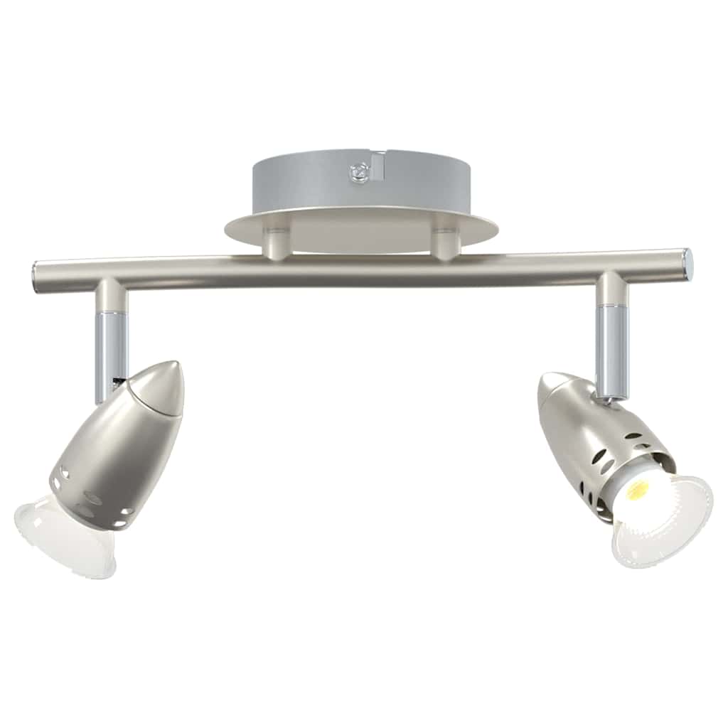 Ceiling Spotlight with Spotlights Nickel 27 x 10 x 12 cm Metal