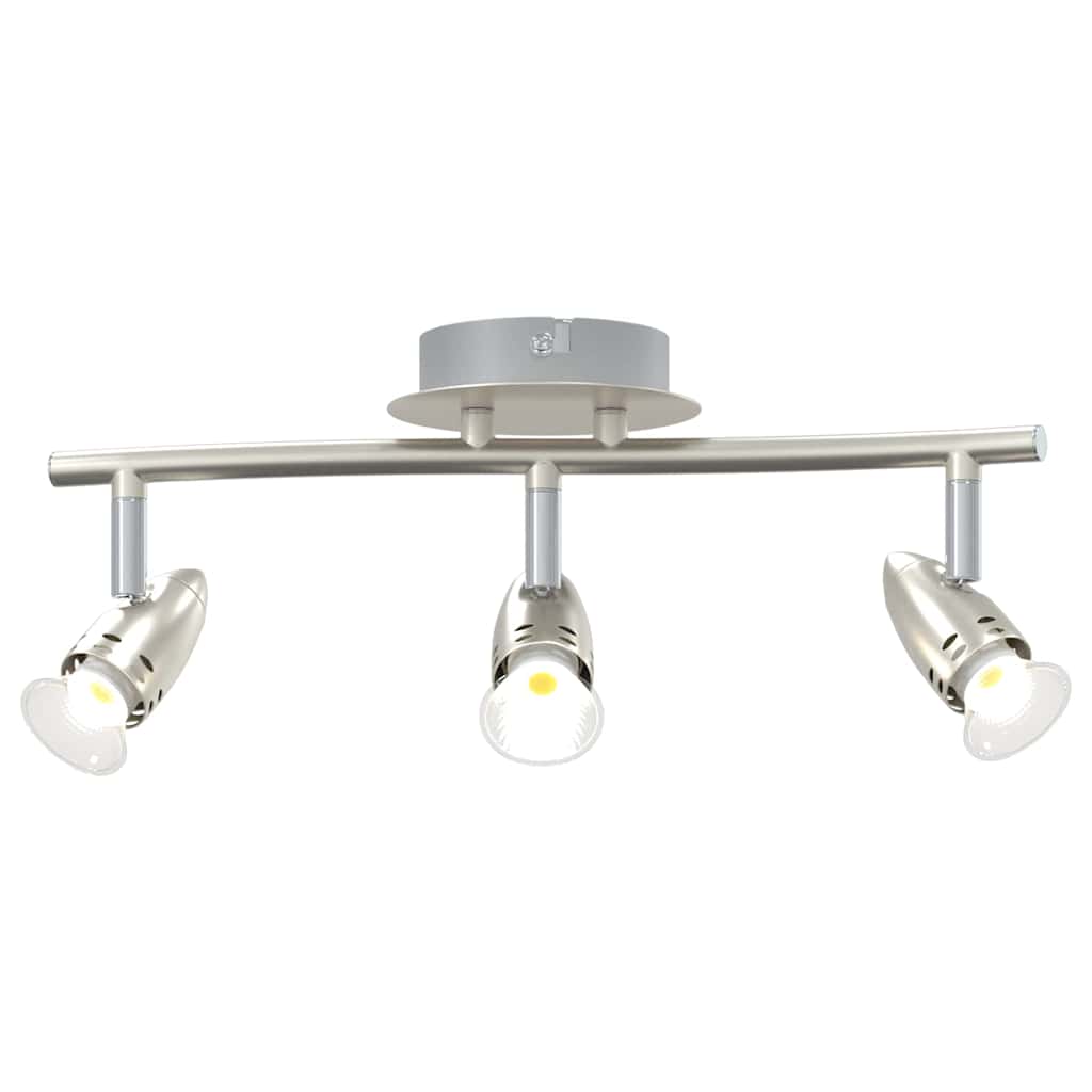 Ceiling Spotlight Nickel 36.5 x 10 x 12.5 cm Metal