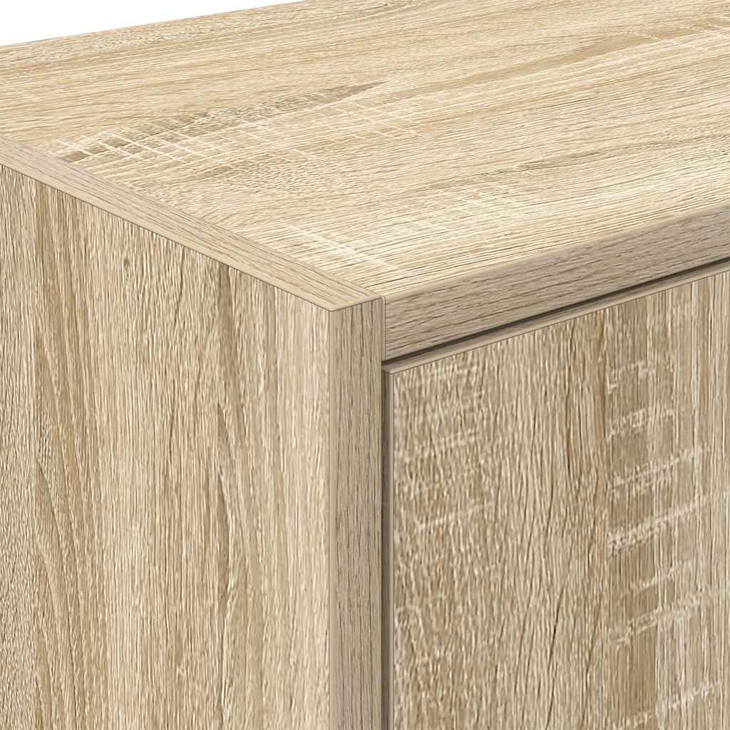 Garage Cabinets 2 pcs Sonoma Oak Engineered Wood