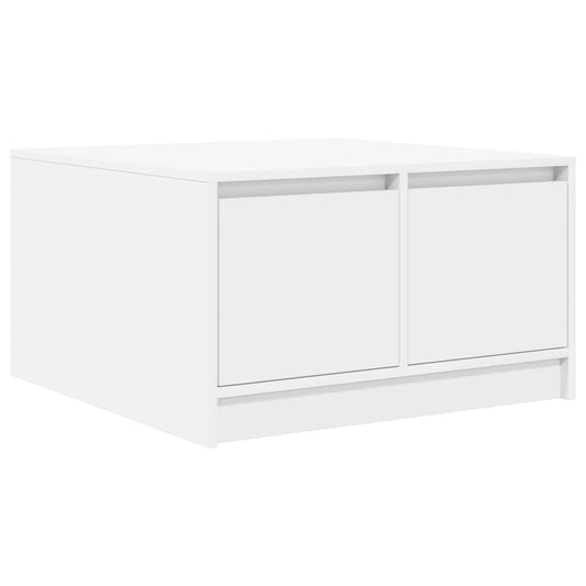 Coffee Table with Drawers White 70.5x70x40 cm Coffee Table with Drawers White 70.5x70x40 cm