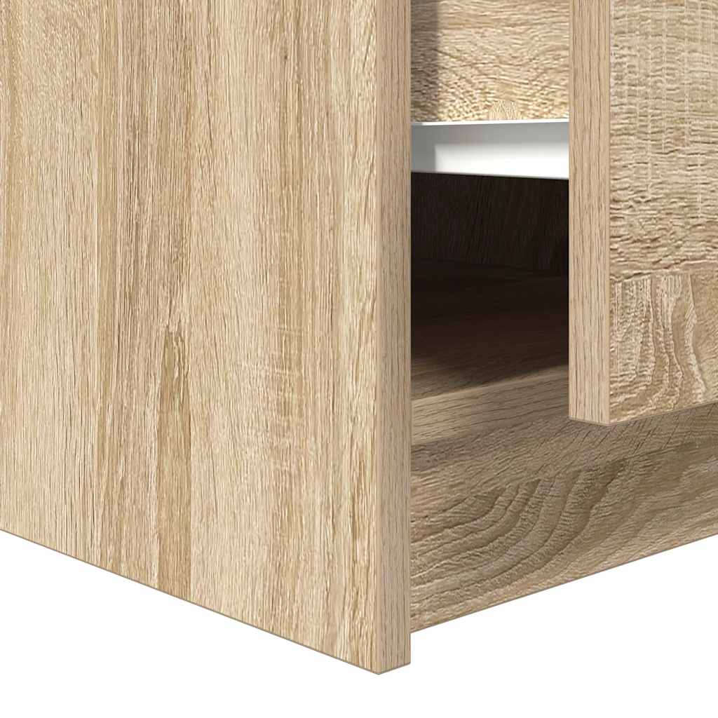 Coffee Table with Drawers Sonoma Oak 70,5x70x40 cm