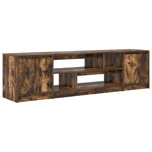 TV Cabinet Smoked Oak 188,5x41x50 cm Engineered Wood TV Cabinet Smoked Oak 188,5x41x50 cm Engineered Wood