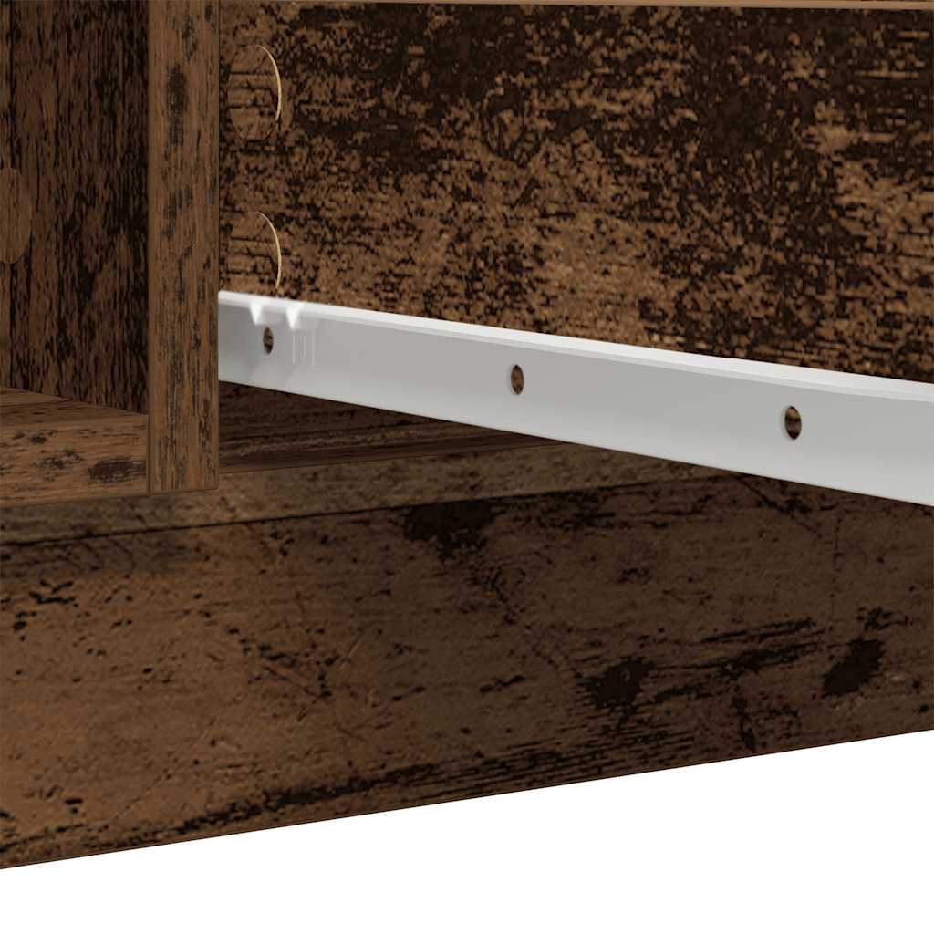 Sideboard with Drawers Old Wood 100.5x35x98.5cm Engineered Wood