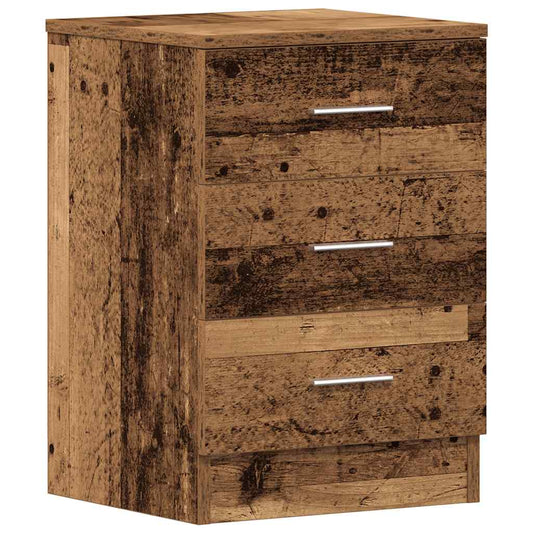 Bedside Cabinet Old Wood 38x35x55 cm Engineered Wood Bedside Cabinet Old Wood 38x35x55 cm Engineered Wood