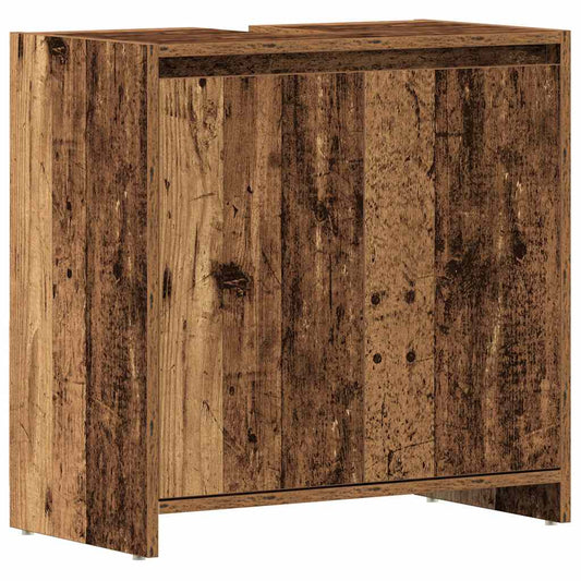 Bathroom Sink Cabinet Old Wood 60x33x60 cm Engineered Wood Bathroom Sink Cabinet Old Wood 60x33x60 cm Engineered Wood