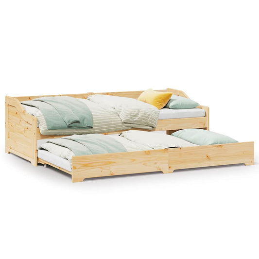 Daybed with Trundle without Mattress "IRUN" 90x200 cm Daybed with Trundle without Mattress "IRUN" 90x200 cm