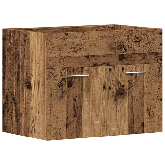 Bathroom Sink Cabinet Old Wood 60x38.5x46 cm Engineered Wood Bathroom Sink Cabinet Old Wood 60x38.5x46 cm Engineered Wood