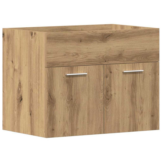 Bathroom Sink Cabinet Artisan Oak 60x38.5x46 cm Engineered Wood Bathroom Sink Cabinet Artisan Oak 60x38.5x46 cm Engineered Wood