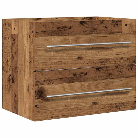 Bathroom Sink Cabinet Old Wood 60x38,5x48 cm Engineered Wood Bathroom Sink Cabinet Old Wood 60x38,5x48 cm Engineered Wood