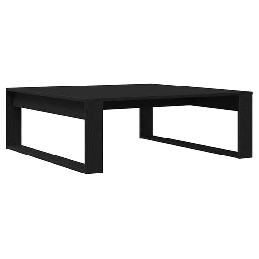 Coffee Table Black Oak 100 x 100 x 35 cm Engineered Wood Coffee Table Black Oak 100 x 100 x 35 cm Engineered Wood