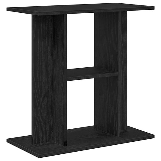 Aquarium Stand Black Oak 60x30x60 cm Engineered Wood Aquarium Stand Black Oak 60x30x60 cm Engineered Wood