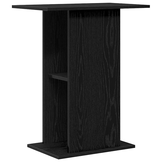 Aquarium Stand Black Oak 60,5x36x72,5 cm Engineered Wood Aquarium Stand Black Oak 60,5x36x72,5 cm Engineered Wood
