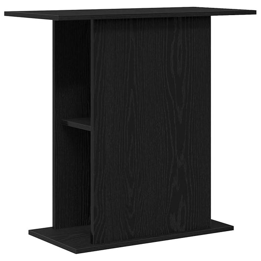Aquarium Stand Black Oak 75x36x72.5 cm Engineered Wood Aquarium Stand Black Oak 75x36x72.5 cm Engineered Wood