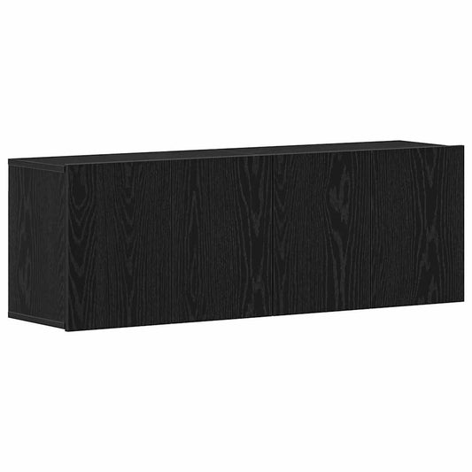 TV Cabinets 2 pcs Black Oak 120x30x41 cm Engineered Wood TV Cabinets 2 pcs Black Oak 120x30x41 cm Engineered Wood