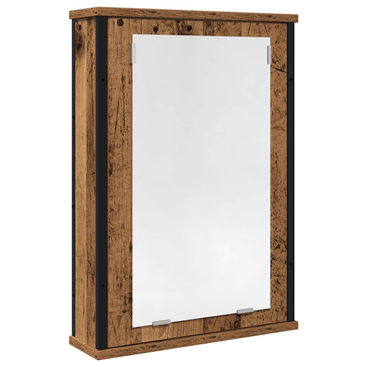 Bathroom Mirror Cabinet Old Wood 42x12x60 cm Engineered Wood Bathroom Mirror Cabinet Old Wood 42x12x60 cm Engineered Wood