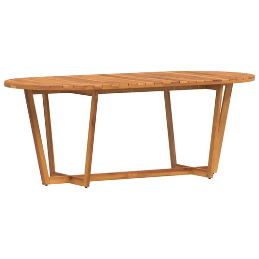 Garden Dining Table Oval 200x90x75 cm Solid Wood Acacia Garden Dining Table Oval 200x90x75 cm Solid Wood Acacia