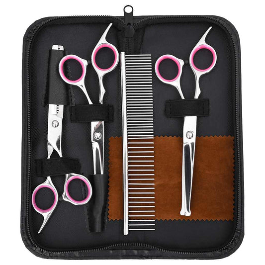 4 Piece Dog Grooming Scissors Set Stainless Steel 4 Piece Dog Grooming Scissors Set Stainless Steel