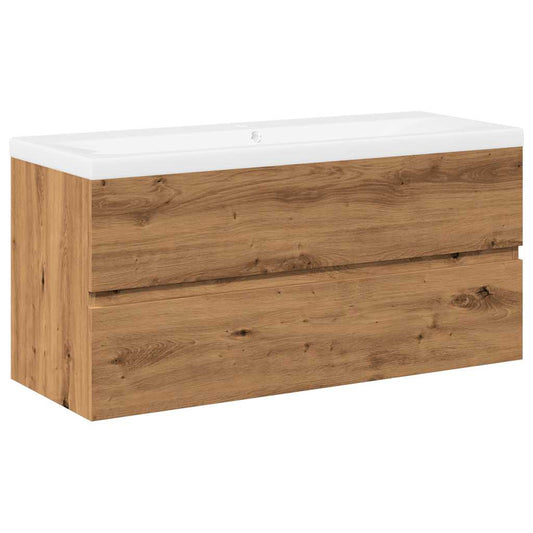 Sink Cabinet with Built-in Basin Artisan Oak Sink Cabinet with Built-in Basin Artisan Oak