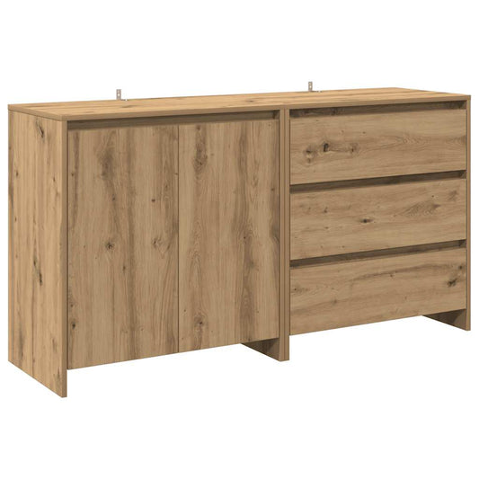 2 Piece Sideboard Artisan Oak Engineered Wood 2 Piece Sideboard Artisan Oak Engineered Wood