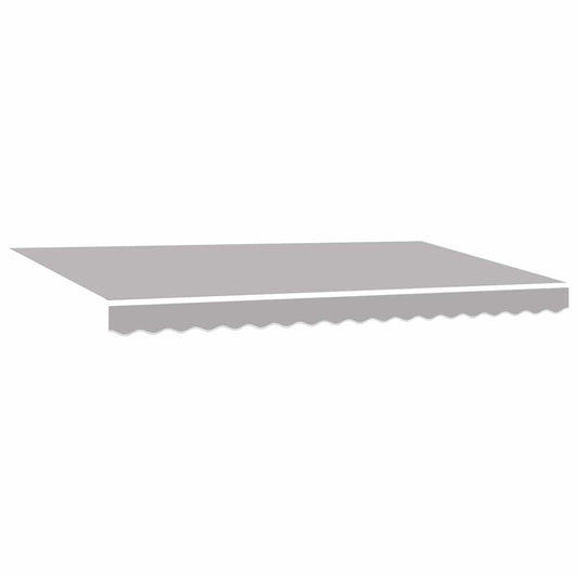 Awning Replacement Fabric Light Grey 4 x 2 m Polyester Awning Replacement Fabric Light Grey 4 x 2 m Polyester