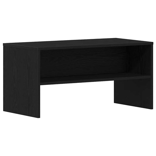TV Cabinet Black Oak 80x40x40 cm Engineered Wood TV Cabinet Black Oak 80x40x40 cm Engineered Wood