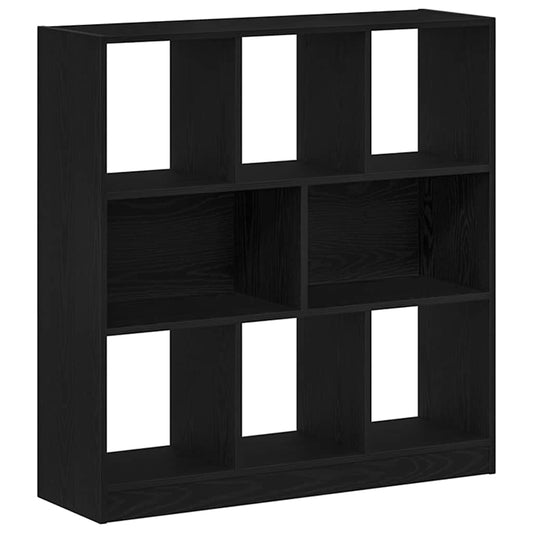Book Cabinet Black Oak 97.5x29.5x100 cm Engineered Wood Book Cabinet Black Oak 97.5x29.5x100 cm Engineered Wood