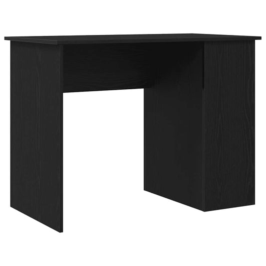 Desk Black Oak 100x55x75 cm Engineered Wood Desk Black Oak 100x55x75 cm Engineered Wood