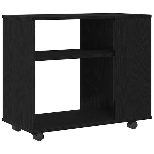 Side Table Black Oak 70x35x60 cm Engineered Wood Side Table Black Oak 70x35x60 cm Engineered Wood