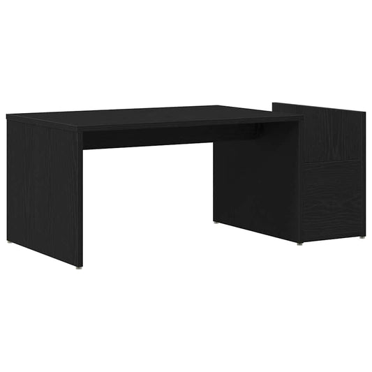 Coffee Table Black Oak 90 x 45 x 35 cm Engineered Wood Coffee Table Black Oak 90 x 45 x 35 cm Engineered Wood