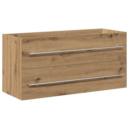 Bathroom Sink Cabinet Artisan Oak 100x38.5x48 cm Engineered Wood Bathroom Sink Cabinet Artisan Oak 100x38.5x48 cm Engineered Wood
